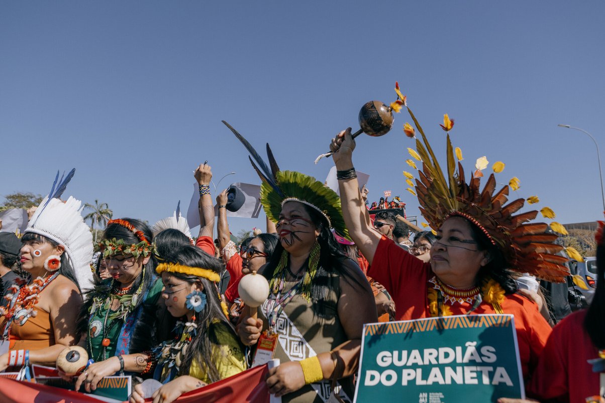 International March of Indigenous Women, Brazil, 2025