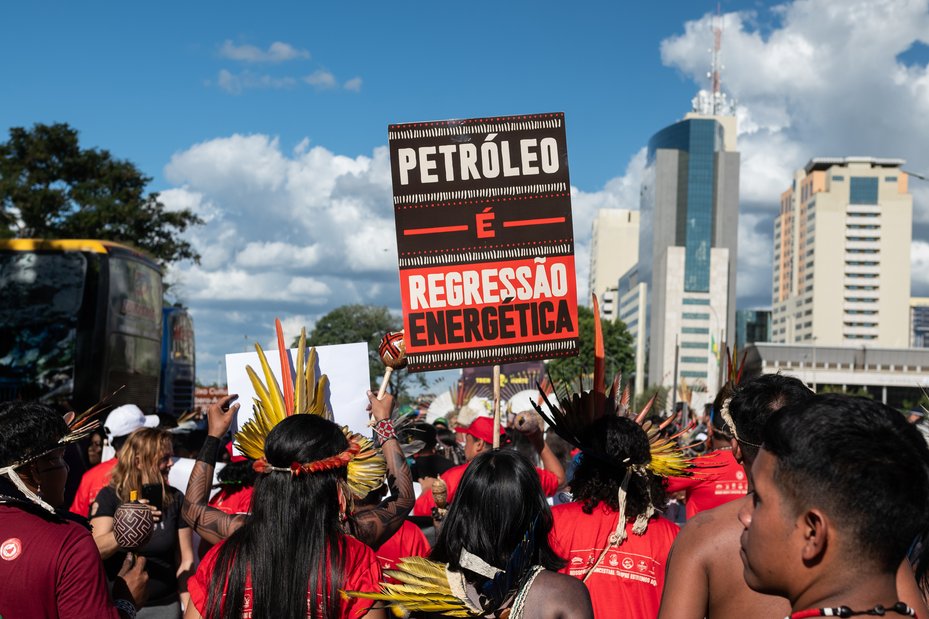 Indigenous Peoples at the Acampamento Terra Livre (Free Land Camp), in Brasilia, Brazil