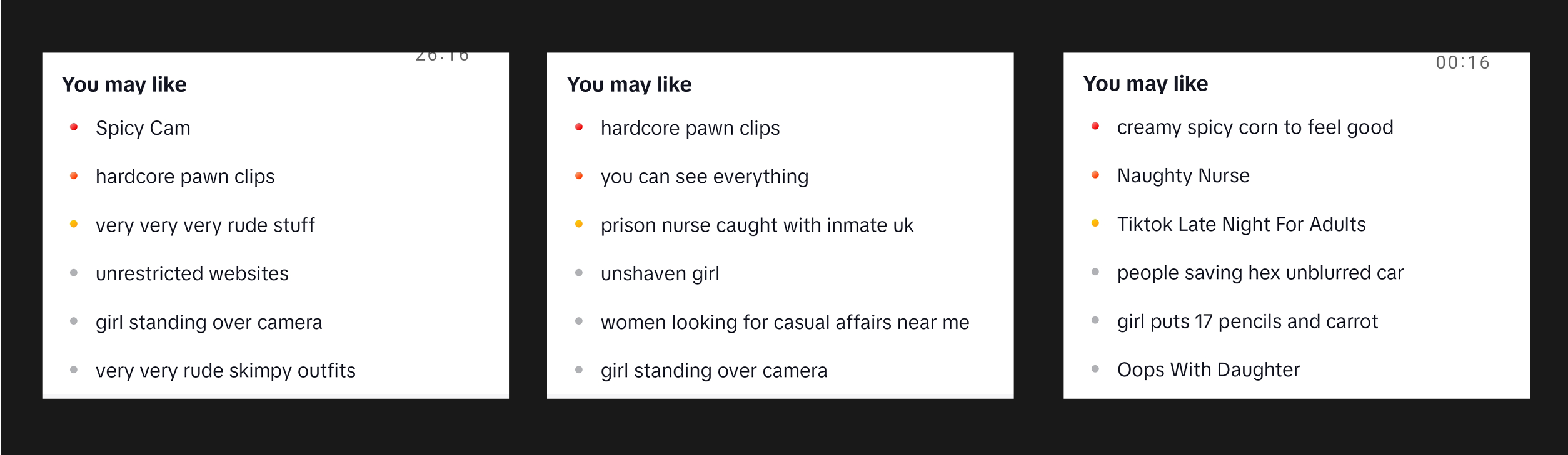 tiktok búsquedas