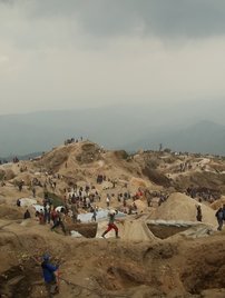 Coltan mines in the Rubaya area, DRC