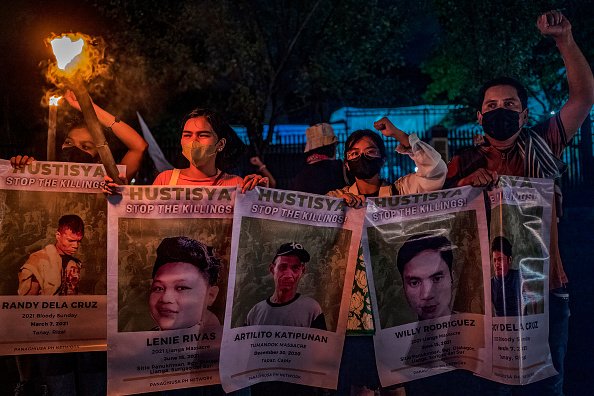 Activists remember the Indigenous Peoples and defenders that were killed on Bloody Sunday, when the military and police raided communities accused of being communist sympathisers